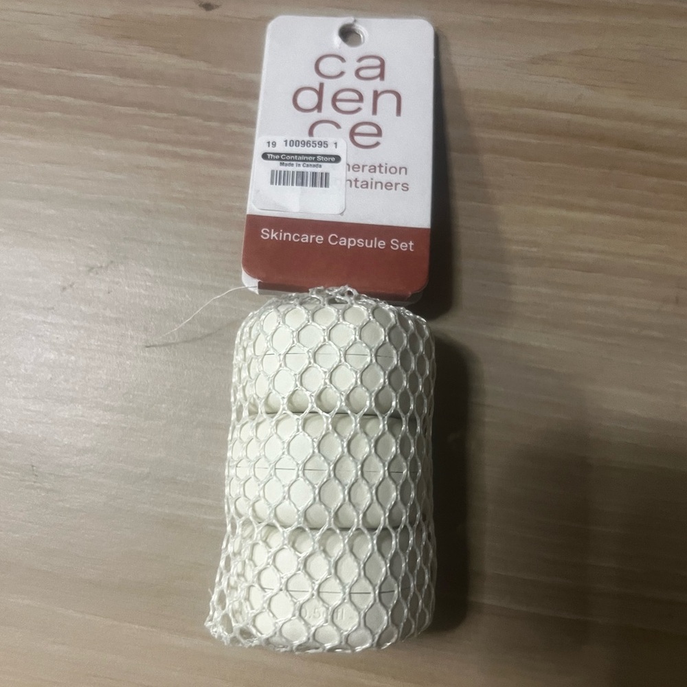 The Container Store Sand Skincare Capsules